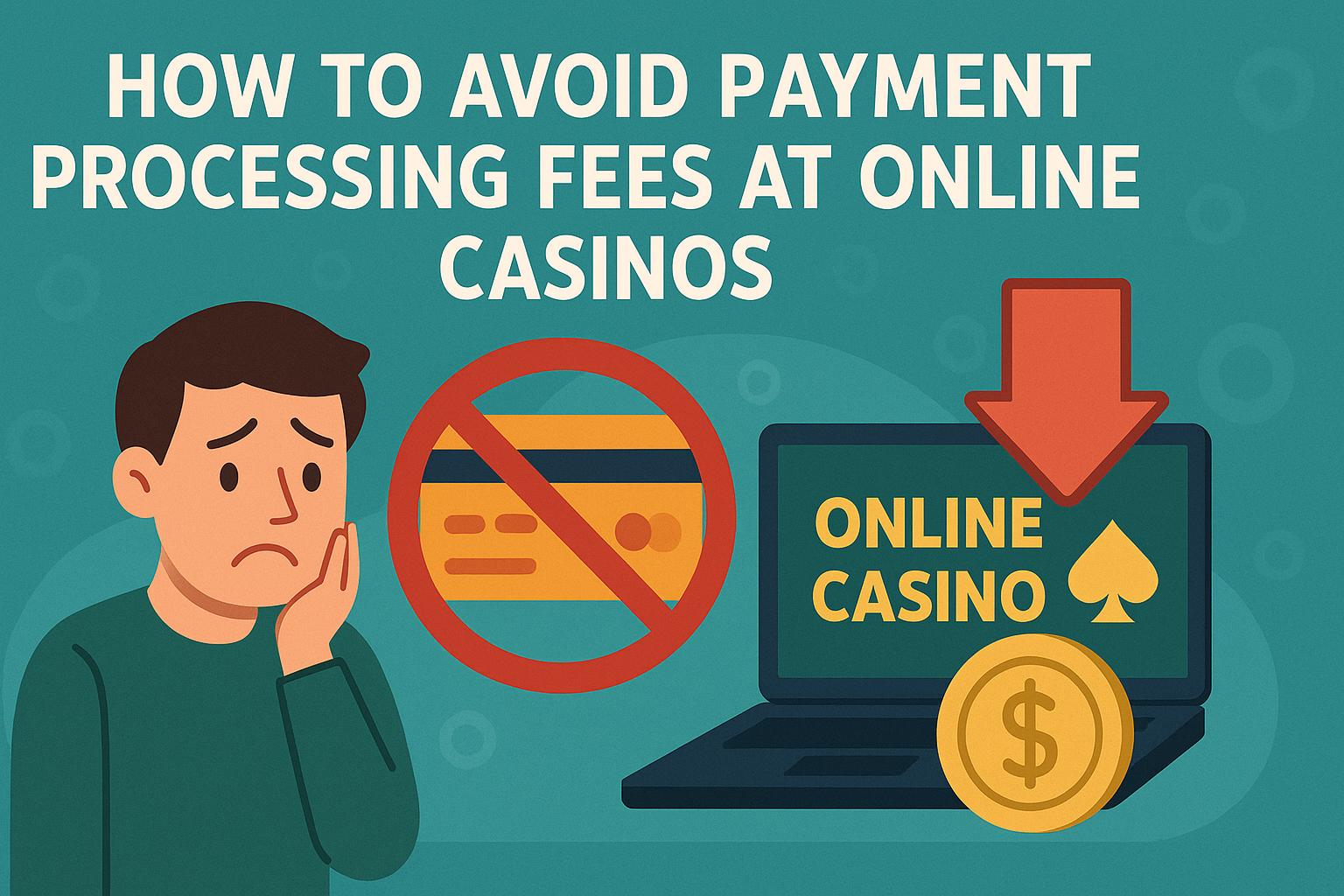 How to avoid payment processing fees at online casinos.