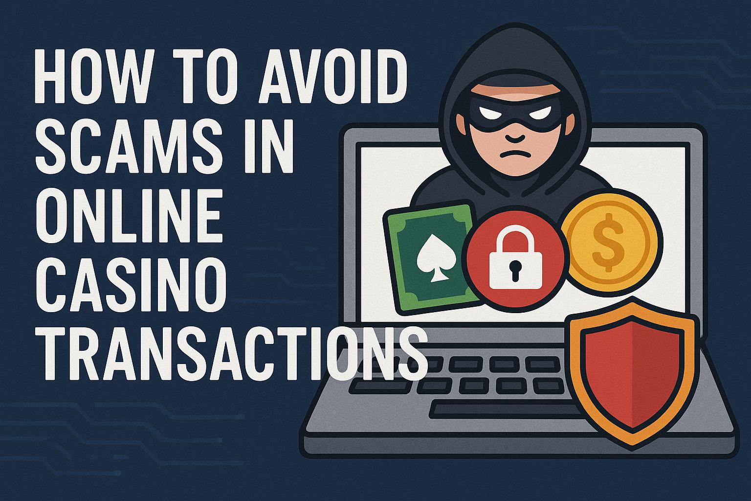 How to avoid scams in online casino transactions.
