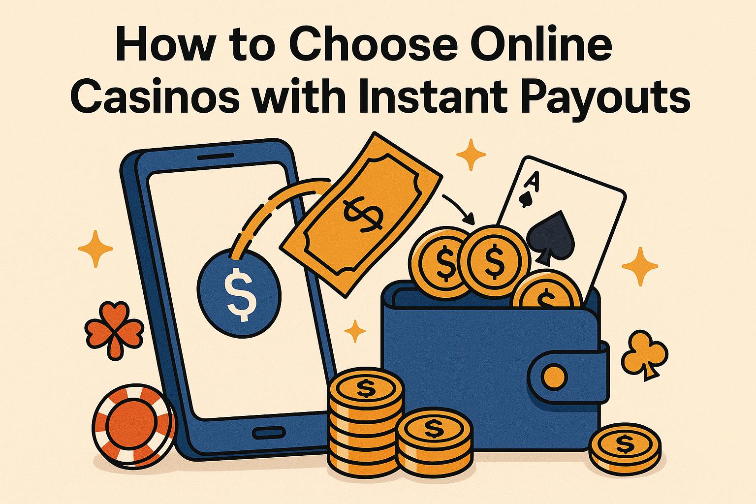 How to choose online casinos with instant payouts.