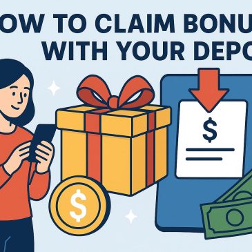 How to claim bonuses with your deposit.