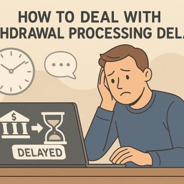 How to deal with withdrawal processing delays.