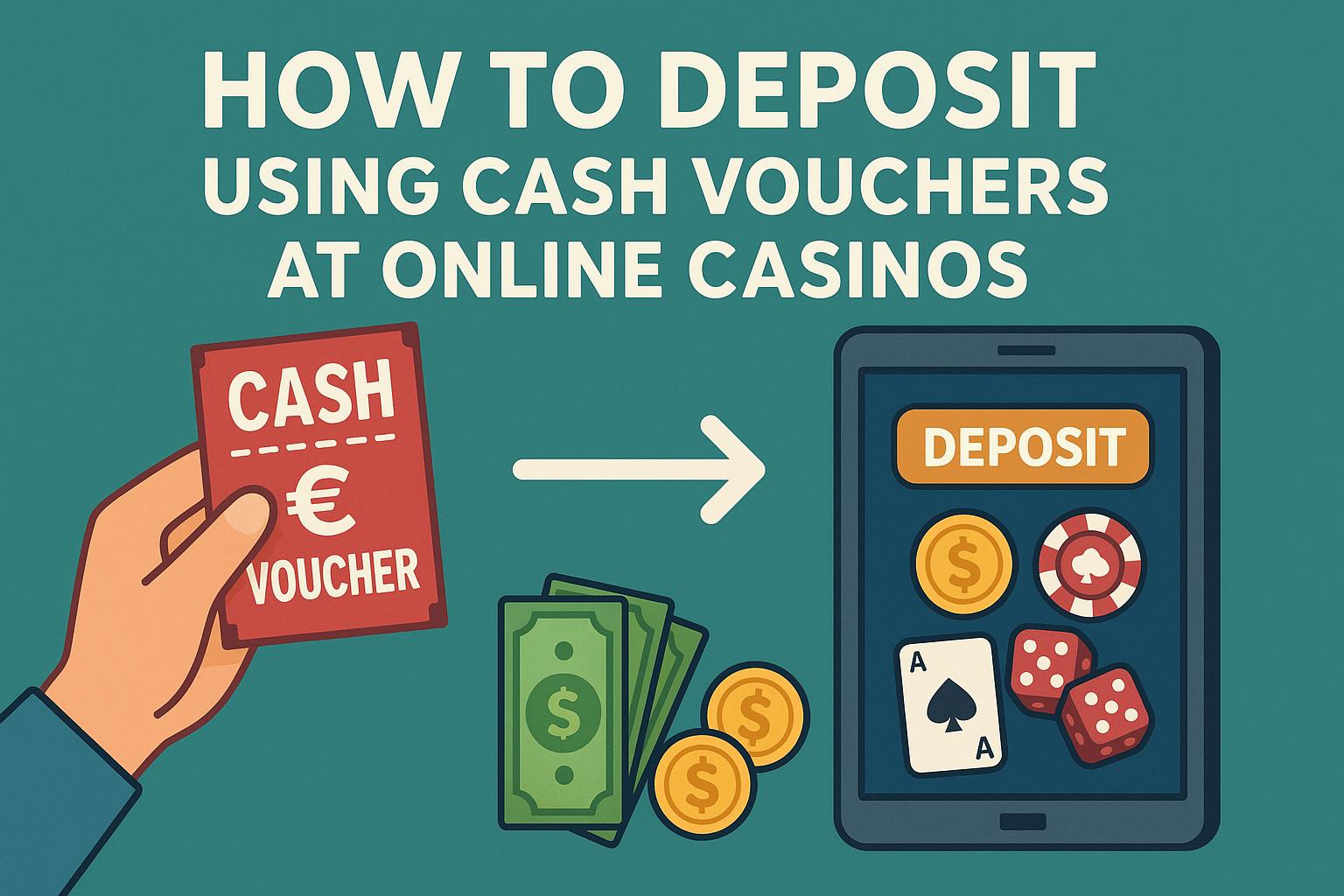 How to deposit using cash vouchers at online casinos.