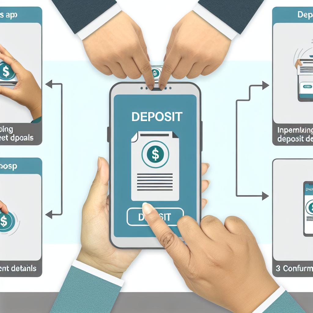 How to deposit using mobile payment services.