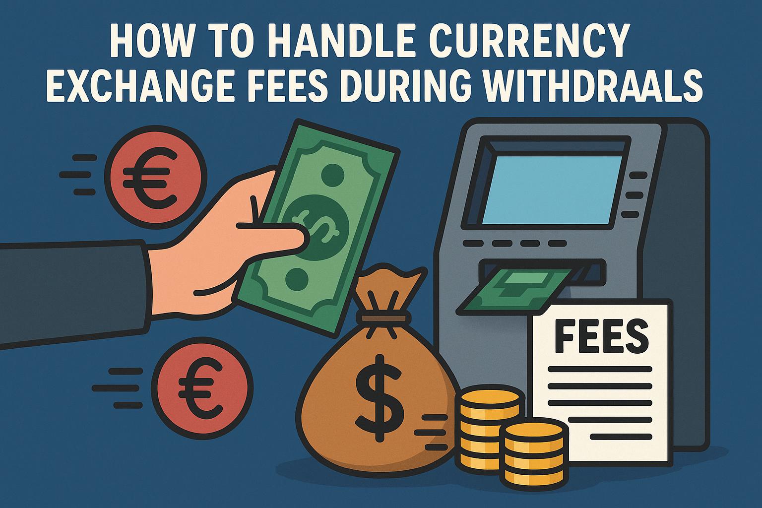 How to handle currency exchange fees during withdrawals.
