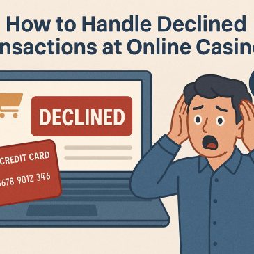 How to handle declined transactions at online casinos.