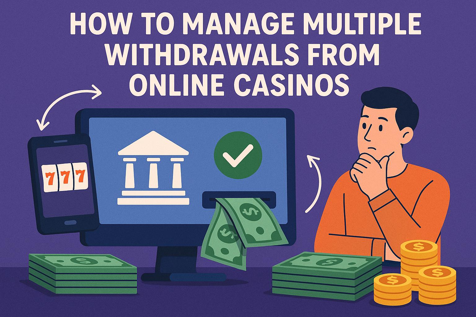 How to manage multiple withdrawals from online casinos.