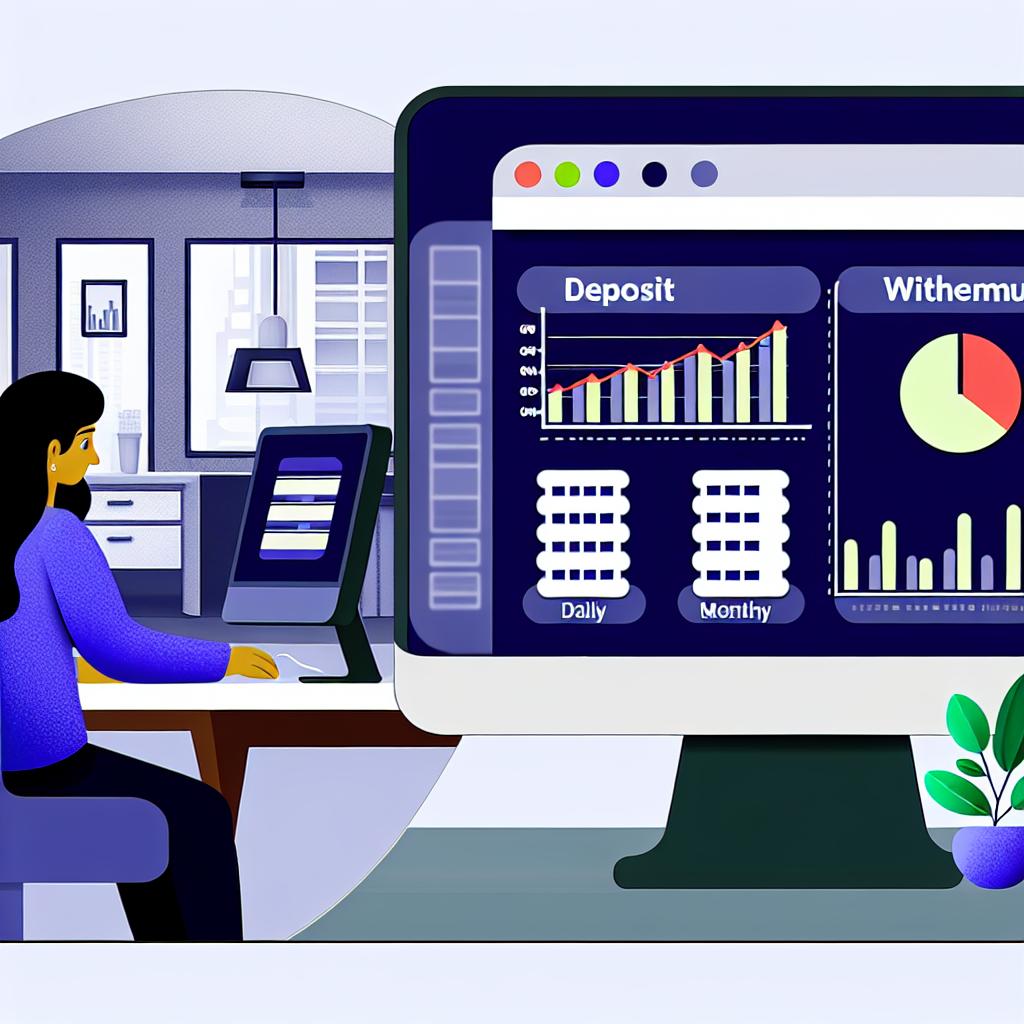 How to track your deposit and withdrawal history.