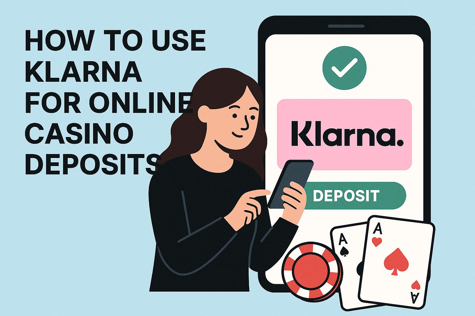 How to use Klarna for online casino deposits.