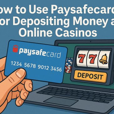 How to use PaySafeCard for depositing money at online casinos.