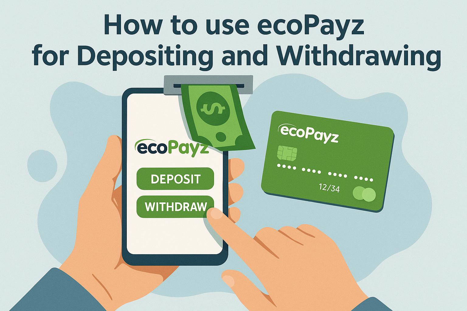 How to use ecoPayz for depositing and withdrawing.