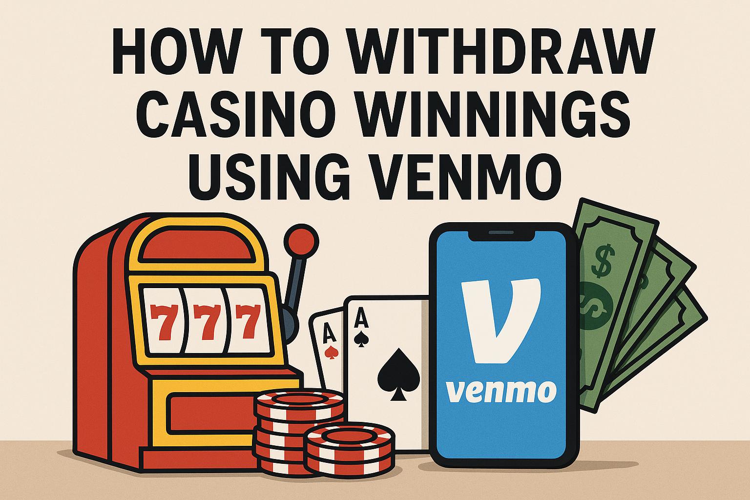 How to withdraw casino winnings using Venmo.