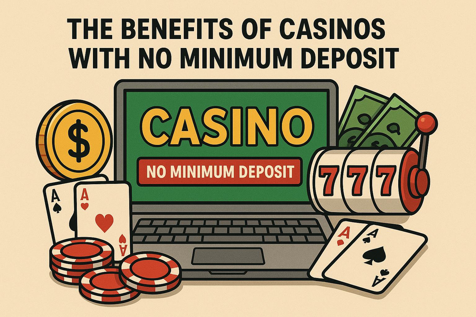 The benefits of casinos with no minimum deposit.
