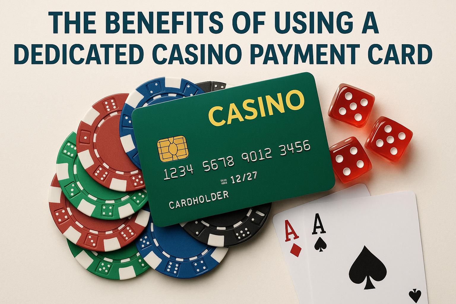 The benefits of using a dedicated casino payment card.
