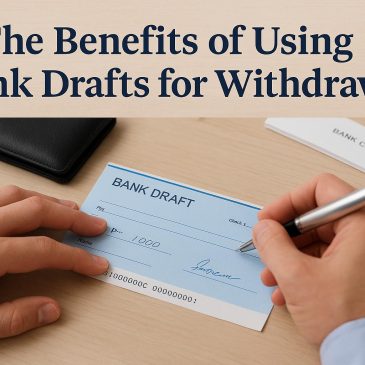 The benefits of using bank drafts for withdrawals.