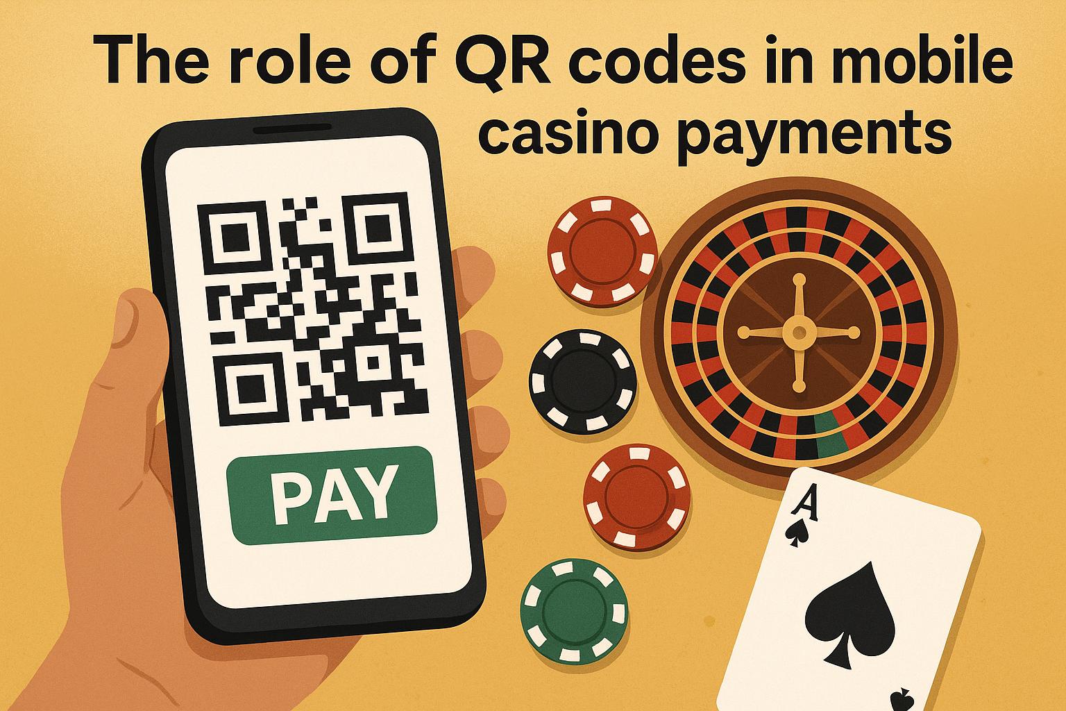 The role of QR codes in mobile casino payments.