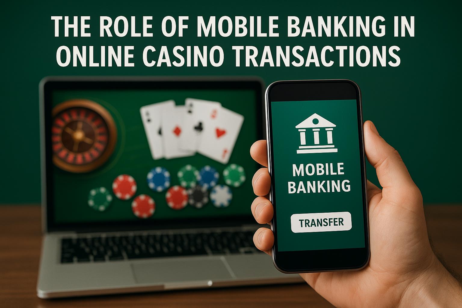 The role of mobile banking in online casino transactions.
